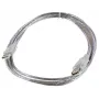 Cabo USB Microconnect USBAAF2T USB 2.0 1,8 m USB A transparente