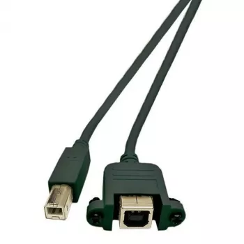 Cabo USB Microconnect USBABF1PANEL2 USB 2.0 1,8 m USB A USB B preto