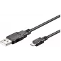 Cabo USB Microconnect USBABMICRO18 USB 2.0 1,8 m USB A Micro-USB B preto