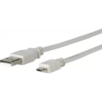 Cabo USB Microconnect USBABMICRO3G USB 2.0 3 m USB A Micro-USB B cinzento