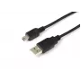 Cabo USB Microconnect USBAMB55 USB 2.0 5 m USB A Mini-USB B preto