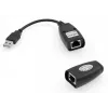 Extensor de rede Microconnect USBEXT60M emissor e recetor de rede preto