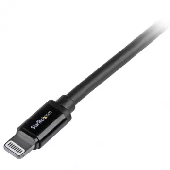 Cabo StarTech.com USB para Lightning 2 m (6 ft.) – Cabo de carregamento longo para iPhone / iPad / iPod – Cabo Lightning para USB – Certificado Apple MFi – preto