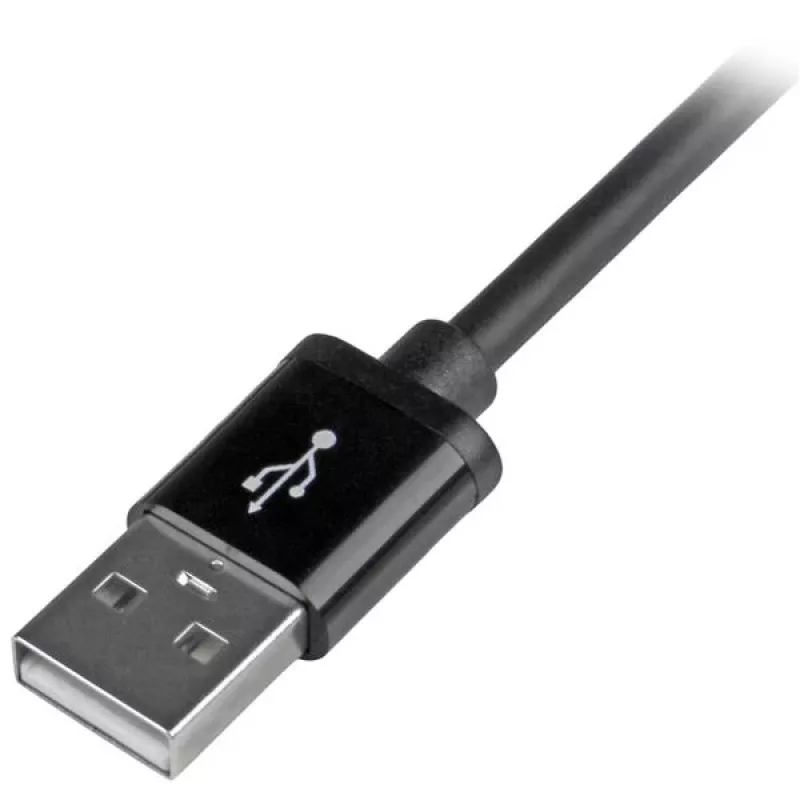 Cabo StarTech.com USB para Lightning 2 m (6 ft.) – Cabo de carregamento longo para iPhone / iPad / iPod – Cabo Lightning para USB – Certificado Apple MFi – preto