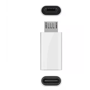 Adaptador de cabo Microconnect USBMICROUSBC Micro-USB B para USB C branco