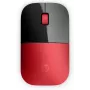 Rato sem fios HP Z3700 vermelho, ambidestro, ótico, RF Wireless, 1200 DPI, vermelho