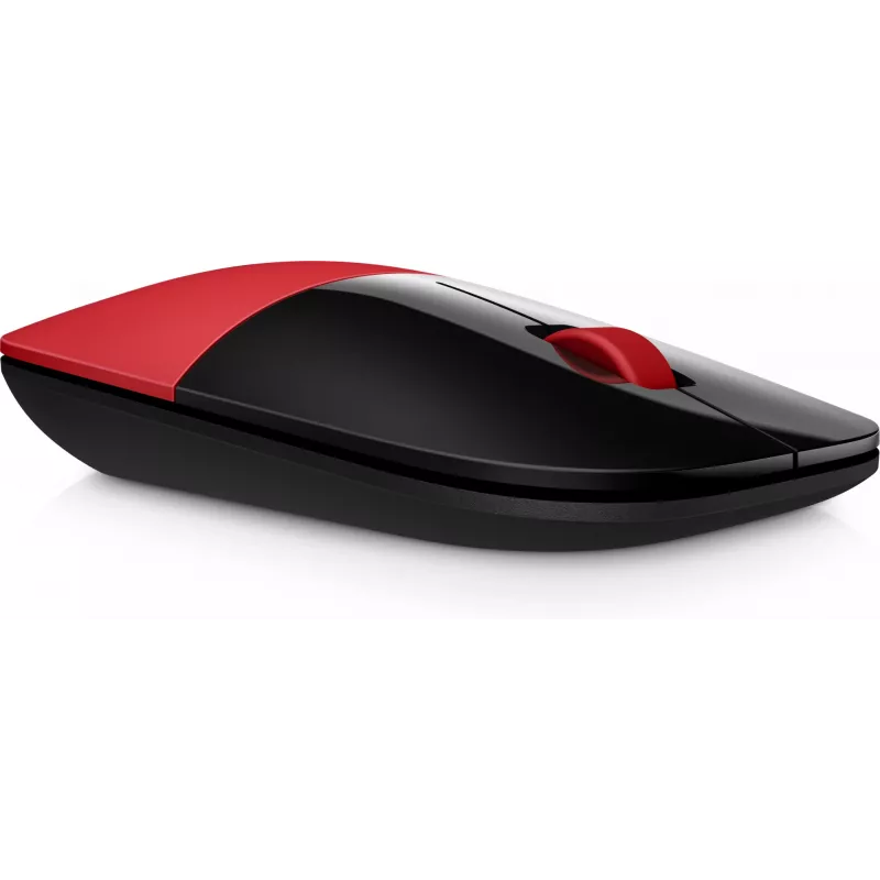 Rato sem fios HP Z3700 vermelho, ambidestro, ótico, RF Wireless, 1200 DPI, vermelho