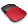 Rato sem fios HP Z3700 vermelho, ambidestro, ótico, RF Wireless, 1200 DPI, vermelho