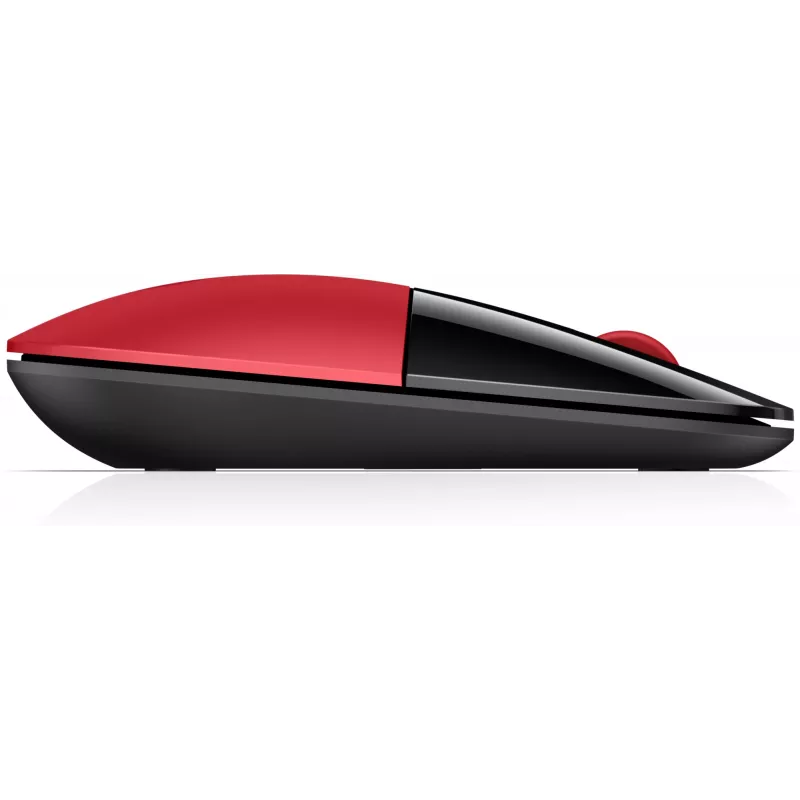 Rato sem fios HP Z3700 vermelho, ambidestro, ótico, RF Wireless, 1200 DPI, vermelho