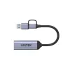 Adaptador de cabo de vídeo UNITEK V1167A USB Type-A/USB Type-C HDMI preto
