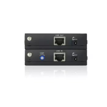 Extensor de vídeo ATEN VGA sobre Cat5e/6 150 metros, 1920 x 1200 píxeis, transmissor e recetor AV, 150 m, com fios, preto