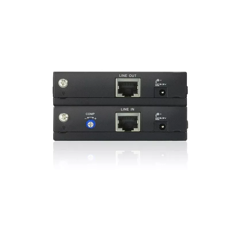 Extensor de vídeo ATEN VGA sobre Cat5e/6 150 metros, 1920 x 1200 píxeis, transmissor e recetor AV, 150 m, com fios, preto