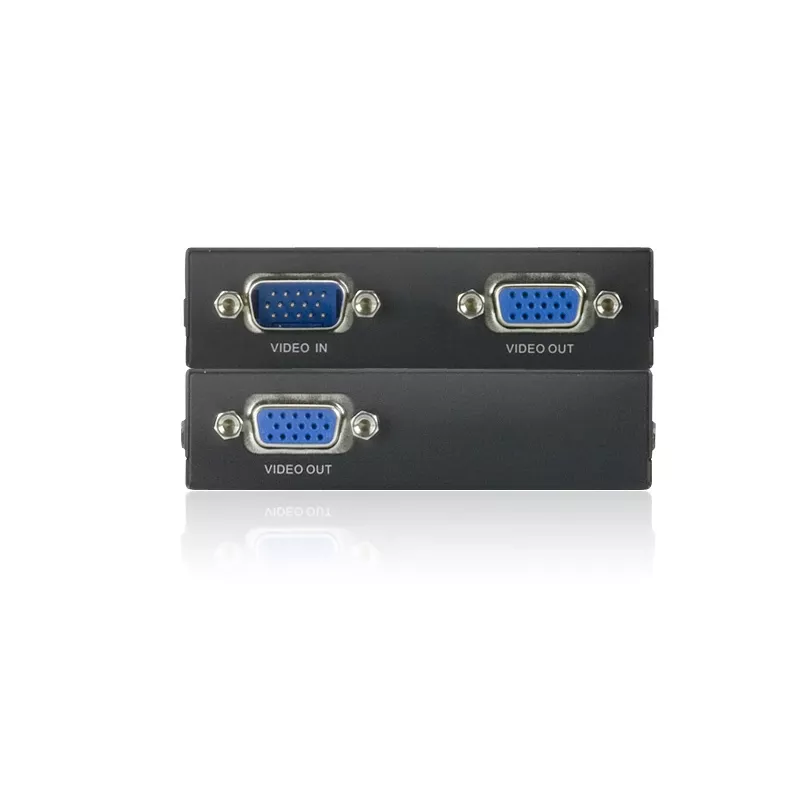 Extensor de vídeo ATEN VGA sobre Cat5e/6 150 metros, 1920 x 1200 píxeis, transmissor e recetor AV, 150 m, com fios, preto