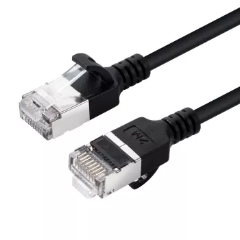 Cabo de rede Microconnect V-FTP6A005S fino preto 0,5 m Cat6a U/FTP (STP)