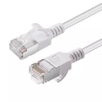 Cabo de rede Microconnect V-FTP6A015W fino branco 1,5 m Cat6a U/FTP (STP)