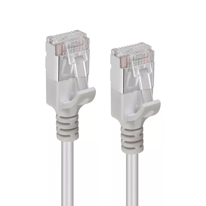 Cabo de rede Microconnect V-FTP6A05 fino cinzento 5 m Cat6a U/FTP (STP)