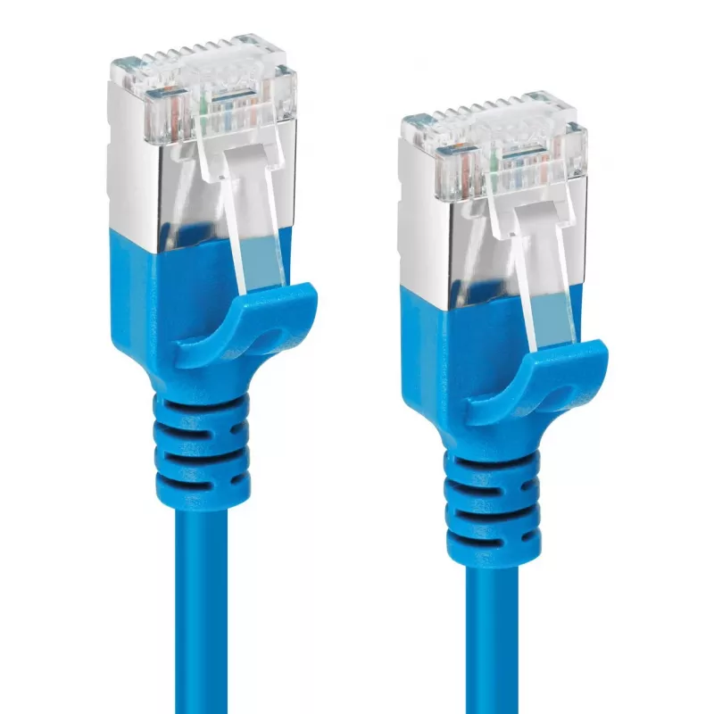 Cabo de rede Microconnect V-FTP6A075B fino azul 7,5 m Cat6a U/FTP (STP)