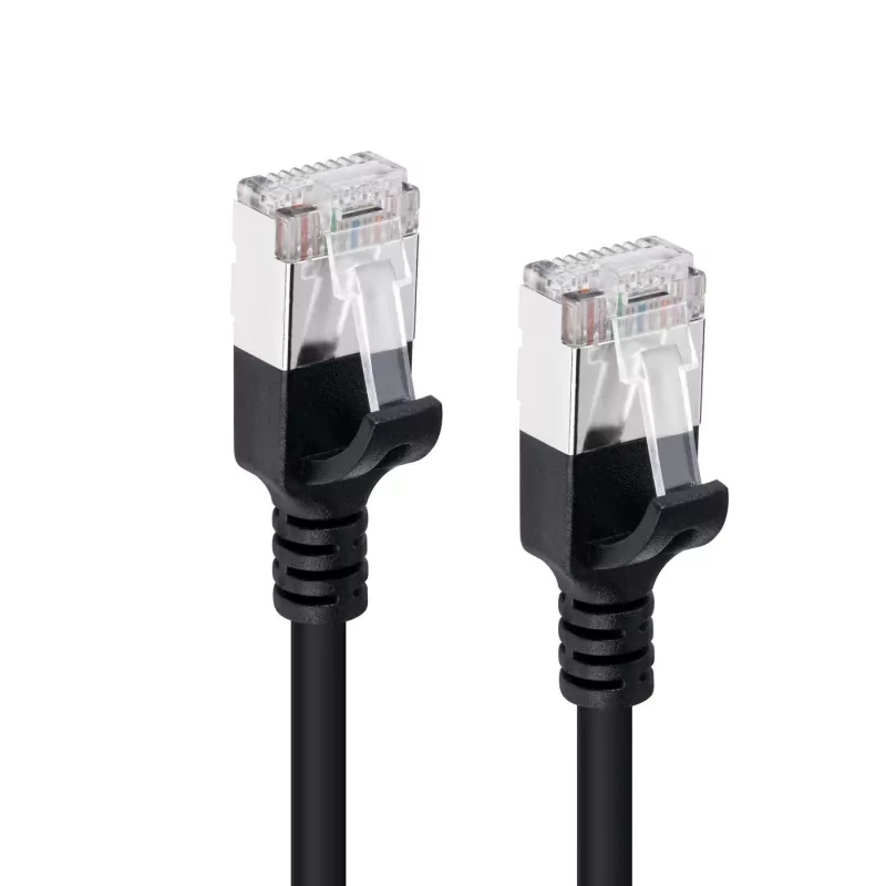 Microconnect V-FTP6A10S cabo de rede fino preto 10 m Cat6a U/FTP (STP)