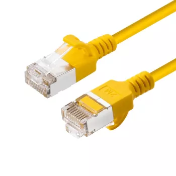 Microconnect V-FTP6A10Y cabo de rede fino amarelo 10 m Cat6a U/FTP (STP)