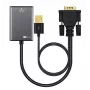Microconnect VGAHDMI cabo VGA 0,15 m VGA (D-Sub) preto