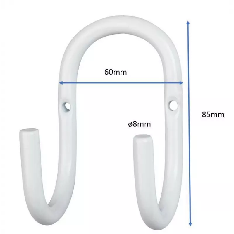 Vivolink VLCBLHOOK organizador de cabos suporte de parede para cabos branco 1 unid.