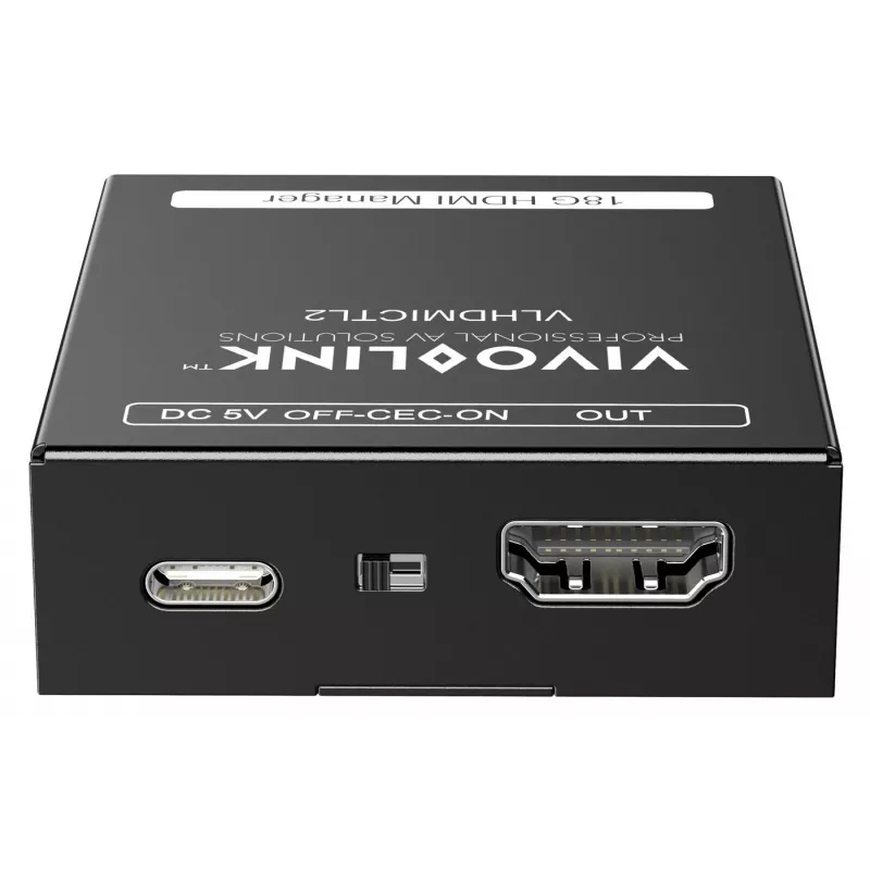 Vivolink VLHDMICTL2 emulador EDID 3840x2160 18 Gbit/s preto