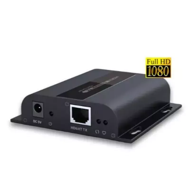 Transmissor AV VivoLink VLHDMIEXT1-TV2 – entrada/saída HDMI via Cat5e, até 1920x1080, 120 m, com fios, preto