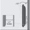 Vivolink VLMW4065T suporte de parede grande inclinável, máx. 65 kg, VESA de 200x200 a 600x400 mm, preto