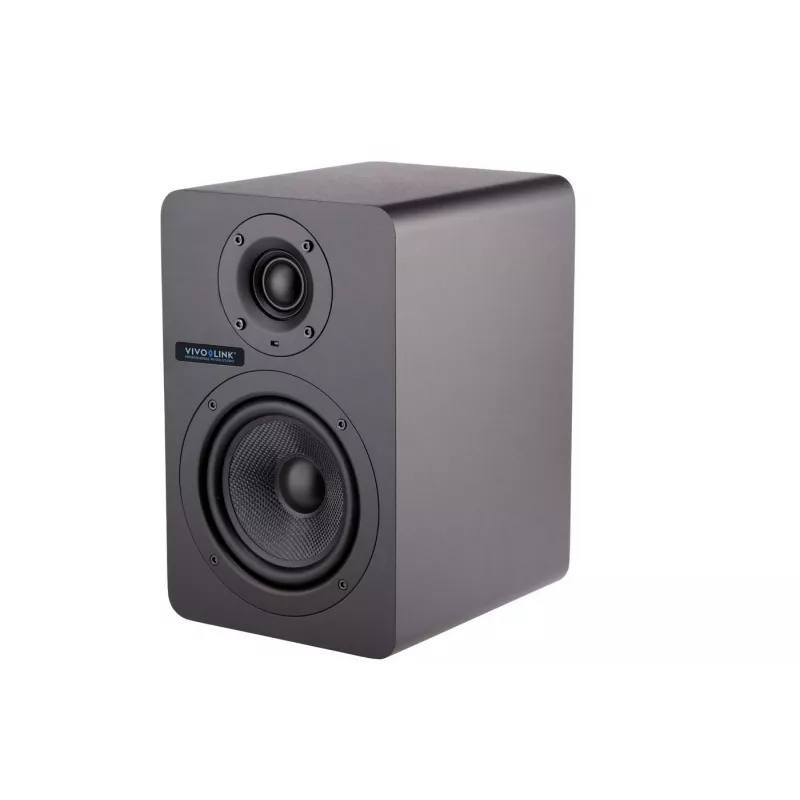 Coluna Vivolink VLSP70 2 vias preta com fios 50 W