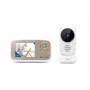 Intercomunicador de vídeo para bebé Motorola VM483 300 m FHSS dourado, branco