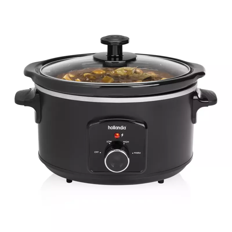 Panela de cozedura lenta Tristar VS-3915 3,5L preta botão rotativo 180W