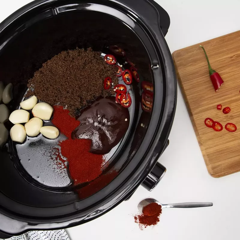 Panela de cozedura lenta Tristar VS-3915 3,5L preta botão rotativo 180W
