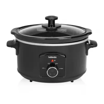 Panela de cozedura lenta Tristar VS-3915 3,5L preta botão rotativo 180W