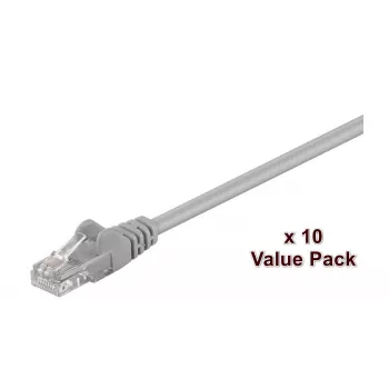 Cabo de rede Microconnect V-UTP5005VP cinzento 0,5 m Cat5e U/UTP (UTP)