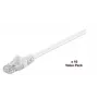 Microconnect V-UTP5005WVP Cabo patch Cat5e U/UTP, 0,5 m, branco, embalagem de 10