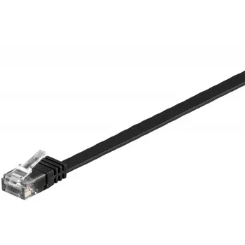 Microconnect V-UTP60025S-FLAT cabo de rede preto 0,25 m Cat6 U/UTP (UTP)