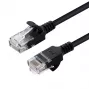 Microconnect V-UTP6005S-schlank cabo de rede preto 0,5 m Cat6 U/UTP (UTP)