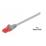 Microconnect V-UTP620VP Cabo de rede patch Cat6 U/UTP, 20 m, cinzento, pack de 4
