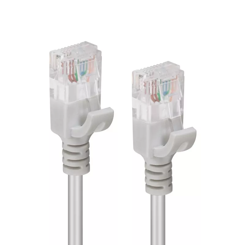Microconnect V-UTP6A01-schlank cabo de rede cinzento 1 m Cat6a U/UTP (UTP)
