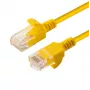 Microconnect V-UTP6A01Y-schlank cabo de rede amarelo 1 m Cat6a U/UTP (UTP)