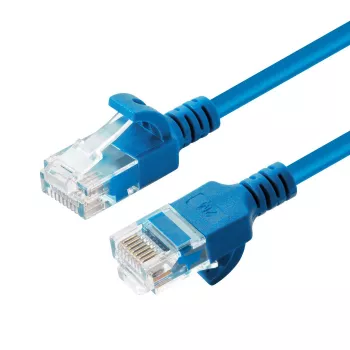 Microconnect V-UTP6A02B-schlank cabo de rede azul 2 m Cat6a U/UTP (UTP)