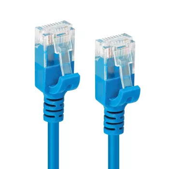 Microconnect V-UTP6A02B-schlank cabo de rede azul 2 m Cat6a U/UTP (UTP)