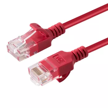 Microconnect V-UTP6A03R cabo de rede fino vermelho 3 m Cat6a U/UTP (UTP)