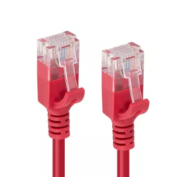 Microconnect V-UTP6A03R cabo de rede fino vermelho 3 m Cat6a U/UTP (UTP)