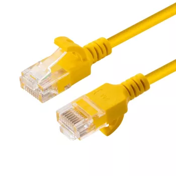 Microconnect V-UTP6A075Y cabo de rede fino amarelo 7,5 m Cat6a U/UTP (UTP)