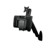 Estação de trabalho de parede StarTech.com – Secretária elevatória articulada Full-Motion com braço ergonómico regulável em altura para monitor e teclado – Suporte para rato e scanner – Ecrã VESA único