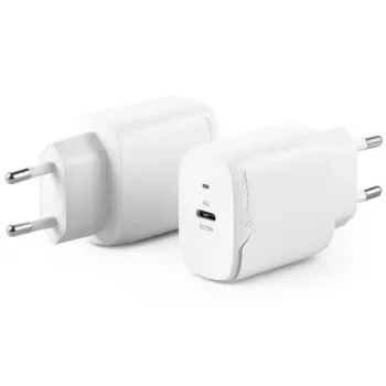 Carregador de Interior ALOGIC WC1X20-EU Smartphone 100-240V USB-C Branco