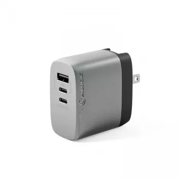 Carregador de Interior ALOGIC 3X67 Carregador GaN Multi-País 67W 2 USB Type-C