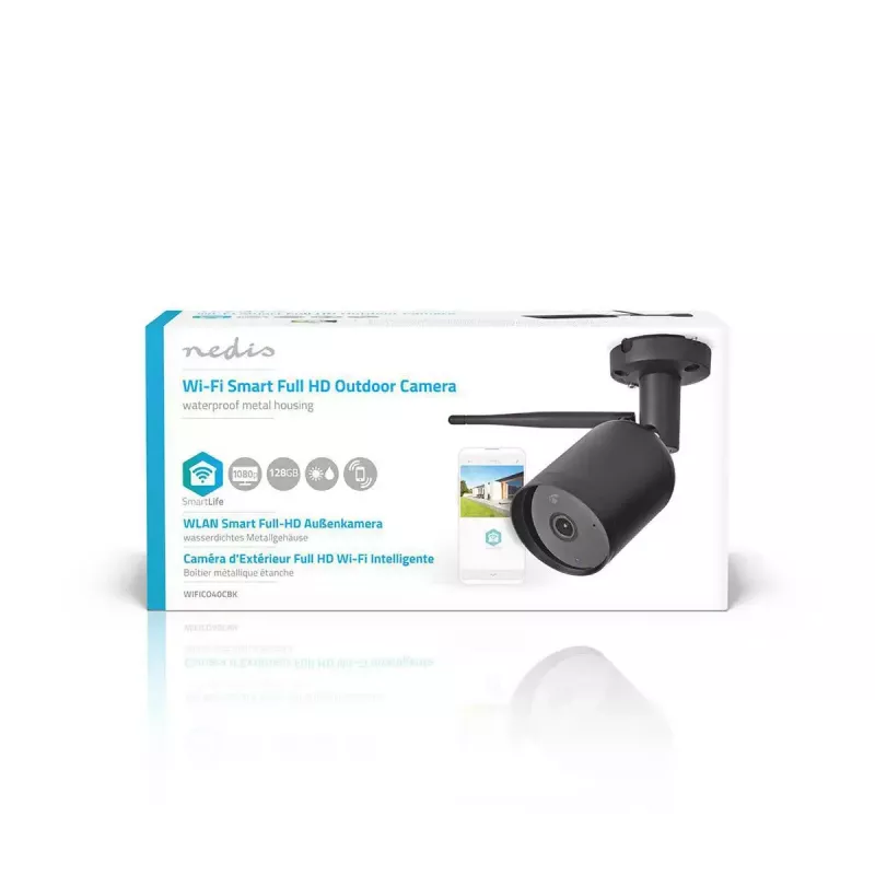Câmara de vigilância IP Nedis WIFICO40CBK