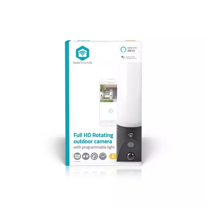 Câmara de vigilância IP Nedis WIFICOL20BK exterior 1920x1080 sem fios preta